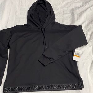 Black Michael Kors Hooded Sweatshirt, S